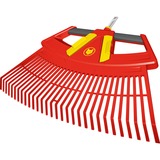 WOLF-Garten multi-star 4-in-1 Râteau à feuilles, Balai Rouge/Jaune
