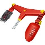 WOLF-Garten multi-star Nettoyeur de gouttières GC-M, Balai Rouge/Jaune