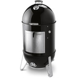 Weber Smokey Mountain Cooker 37cm Baril Charbon de bois (combustible) Noir smoker au charbon de bois Noir, Charbon de bois (combustible), 724 cm², 37 cm, Baril, Grille de cuisson + plaque de cuisson, Noir