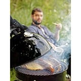 Weber Smokey Mountain Cooker 37cm Baril Charbon de bois (combustible) Noir smoker au charbon de bois Noir, Charbon de bois (combustible), 724 cm², 37 cm, Baril, Grille de cuisson + plaque de cuisson, Noir