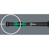 Wera 2052 Kraftform Micro Tournevis à tête sphérique hexagonale Noir/Vert