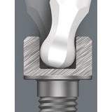 Wera 2052 Kraftform Micro Tournevis à tête sphérique hexagonale Noir/Vert