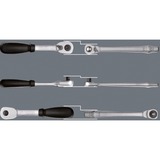 Wera 8100 SA 11 Zyklop Jeu de cliquets métalliques, 28 pièces, Set d'outils Levier à cliquet, entraînement 1/4