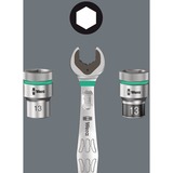 Wera 8100 SA 11 Zyklop Jeu de cliquets métalliques, 28 pièces, Set d'outils Levier à cliquet, entraînement 1/4