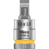 Wera 8700 A FL, 1x5,5mmx28, Clés mixtes à cliquet Chrome