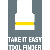 Wera 8755 A Zyklop Pozidriv Bit cap with 1/4" drive, PZ2x28, Clés mixtes à cliquet Chrome
