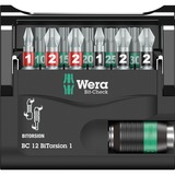 Wera Bit-Check 12 BiTorsion 1, Set d'embouts de vissage avec boîte pliante en plastique