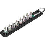 Wera Ceinture A 2 Jeu d'écrous hexagonaux Zyklop avec fonction porte-écrou, 1/4" drive, Clés mixtes à cliquet Noir/Argent