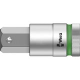 Wera Ceinture B 3 TORX® HF Zyklop Jeu de capuchons d'embouts TORX, Clés mixtes à cliquet Noir/Argent, avec fonction de maintien, 3/8" drive, 9 pièces