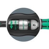 Wera Clé dynamométrique Click-Torque C 1 avec cliquet inverseur, 10-50 Nm Noir/Vert, Version 1/2"