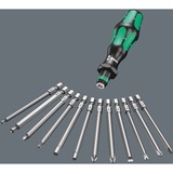 Wera Kraftform Kompakt 40, Set d'embouts de vissage Noir/Vert, 7 pièces