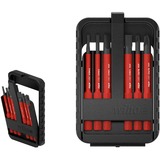 Wiha Jeu d'embouts slimBit electric 43160, Set d'embouts de vissage Rouge