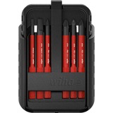 Wiha Jeu d'embouts slimBit electric 43161, Set d'embouts de vissage Rouge