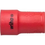 Wiha Jeu de clés à cliquet isolées 3/8", Clés mixtes à cliquet Rouge/Jaune, Coffret de 20 pièces