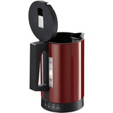 ritter fontana5 bouilloire 1,1 L 2800 W Rouge Rouge/Noir, 1,1 L, 2800 W, Rouge, Acrylique, Verre, Thermostat réglable, Indicateur de niveau d'eau