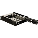 DeLOCK Rack mobile 3,5" pour 2x 2,5" SATA, Cadrage Noir, Échange à chaud, Vente au détail