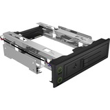 ICY BOX IB-166SSK-B Cadre de montage pour 1x 3.5" SATA/SAS HDD, Cadrage Noir, Baie de 5,25 pouces