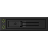 ICY BOX IB-166SSK-B Cadre de montage pour 1x 3.5" SATA/SAS HDD, Cadrage Noir, Baie de 5,25 pouces