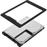 ICY BOX IB-AC729 Kits de support, Cadre de montage Noir, 6 g, 99 mm, 69 mm, 2,5 mm, 1 pièce(s), 109 mm
