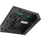 Icy Dock MB322SP-B Obturateur de baie de lecteur Noir, Cadre de montage Noir, Noir, Métal, Plastique, 7,9.5 mm, 6 Gbit/s, HDD, SSD, 41,3 mm