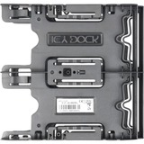 Icy Dock MB344SP Obturateur de baie de lecteur 13,3 cm (5.25") Panneau de support, Cadrage Noir, 13,3 cm (5.25"), Panneau de support, 2.5", IDE/ATA, Plastique, 146 mm