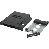 Icy Dock MB411SKO-B composant de notebook supplémentaire, Cadre de montage Noir, Noir, Métal, 128 mm, 130 mm, 12,7 mm, 215 g