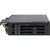 Icy Dock MB606SPO-B Obturateur de baie de lecteur Noir, Cadrage Noir, Noir, Métal, 1 ventilateur(s), 4 cm, 12 Gbit/s, CE, REACH
