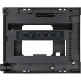Icy Dock MB971SPO-B Obturateur de baie de lecteur Noir, Cadre de montage Noir, Noir, Métal, Plastique, 26.1 mm, 6 Gbit/s, CE, REACH, 146 mm