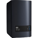 WD My Cloud EX2 Ultra, 4 To, NAS Noir, WDBVBZ0040JCH, USB 3.0