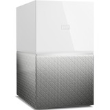 WD My Cloud Home Duo, 6 To, NAS Blanc, 2x USB-A 3.2 (5 Gbit/s), LAN