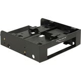 DeLOCK Cadre de montage 5.25" pour 1x 3.5" et 2x 2.5" Noir, 18000