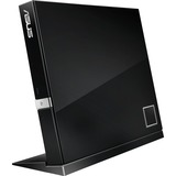 ASUS SBW-06D2X-U lecteur de disques optiques Blu-Ray DVD Combo Noir, graveur Blu-ray externe Noir brillant, Noir, Ordinateur portable, Blu-Ray DVD Combo, USB 2.0, 2 Mo, 80,120 mm, Vente au détail
