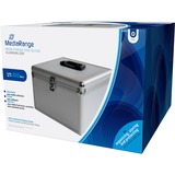 MediaRange Boîtier pour CD/DVD, Valise Argent, 300 pièces, Vente au détail