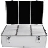 MediaRange Mallette DJ, Valise Argent, 500 pièces, Vente au détail