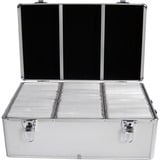 MediaRange Mallette DJ, Valise Argent, 500 pièces, Vente au détail