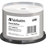 Verbatim CD-R 700 MB 52x, 50 pièces, Imprimable