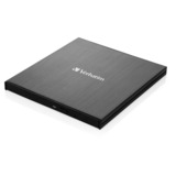 Verbatim Graveur Blu-ray Ultra HD 4K mince externe, Graveur Blu-ray externe Noir, USB-C 3.2 (5 Goit/s)