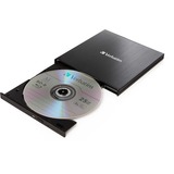 Verbatim Graveur Blu-ray Ultra HD 4K mince externe, Graveur Blu-ray externe Noir, USB-C 3.2 (5 Goit/s)
