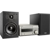 Denon D-M41 Système mini audio domestique 60 W Noir, Argent, Système compact Argent/Noir, Système mini audio domestique, Noir, Argent, 1 disques, 60 W, 1-voie, RCA