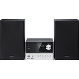 Grundig CMS 2000 BT Système micro audio domestique 30 W Noir, Argent, Système compact Argent/Noir, Système micro audio domestique, Noir, Argent, 30 W, FM,PLL,UKW, LED, MP3,WMA