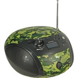 Grundig GRB 4000 BT DAB+ Lecteur CD portable Camouflage, Lecteur de CD Camouflage/Noir, 1,9 kg, Camouflage, Lecteur CD portable