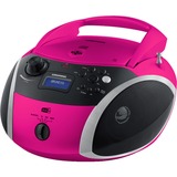 Grundig GRB 4000 BT Numérique 3 W Noir, Rose, Argent, Lecteur de CD rose fuchsia/Argent, Numérique, DAB+,FM, Lecteur, CD-R,CD-RW, Programme, Aléatoire, Répéter tous, Répéter un, Resume, 20 - 20000 Hz