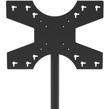 HAGOR 1981 montage des affichages de messages 139,7 cm (55") Noir, Système de support Noir, 35 kg, 81,3 cm (32"), 139,7 cm (55"), 600 x 400 mm, 1195 - 1635 mm