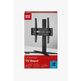 One for all WM4471 Meuble TV en bois massif, Support Noir