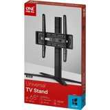 One for all WM4471 Meuble TV en bois massif, Support Noir