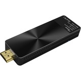 Optoma UHDCast Pro HDMI 4K DCI Noir, Boxe de streaming Noir, 4K DCI, 4096 x 2160 pixels, 720p,1080p,2160p, AM8270, 60 ips, Twitter