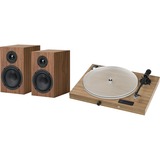 Pro-Ject Juke Box S2 Stereo Set, Tourne-disque Marron/bois