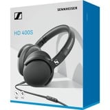 Sennheiser HD 400S Écouteurs Arceau Noir Connecteur de 3,5 mm casque over-ear Noir, Écouteurs, Arceau, Appels et musique, Noir, 1,4 m, Avec fil