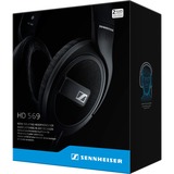 Sennheiser HD 569 Casque Arceau Noir  over-ear Noir, Casque, Arceau, Musique, Noir, Binaural, Avec fil