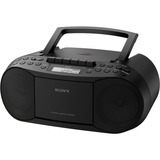 Sony CFD-S70B Boombox CD/cassette avec radio, Lecteur de CD Noir, Radio, CD, cassette
